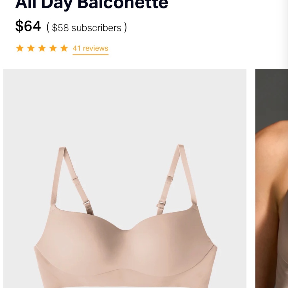 All Day Balconette Bra - Tan